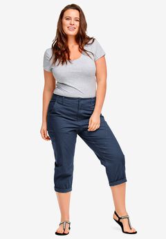 Seamed Capris