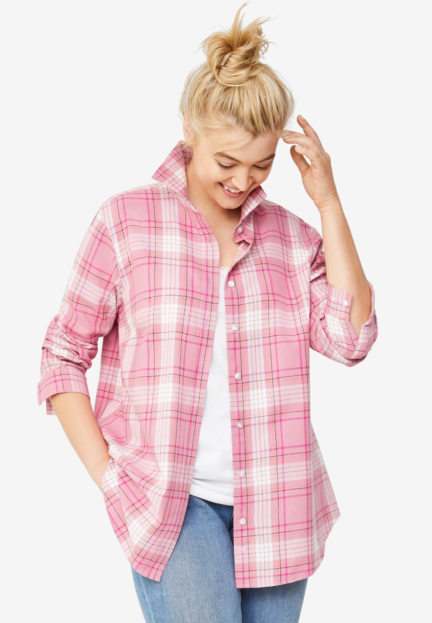 Pink flannel outfit outlet