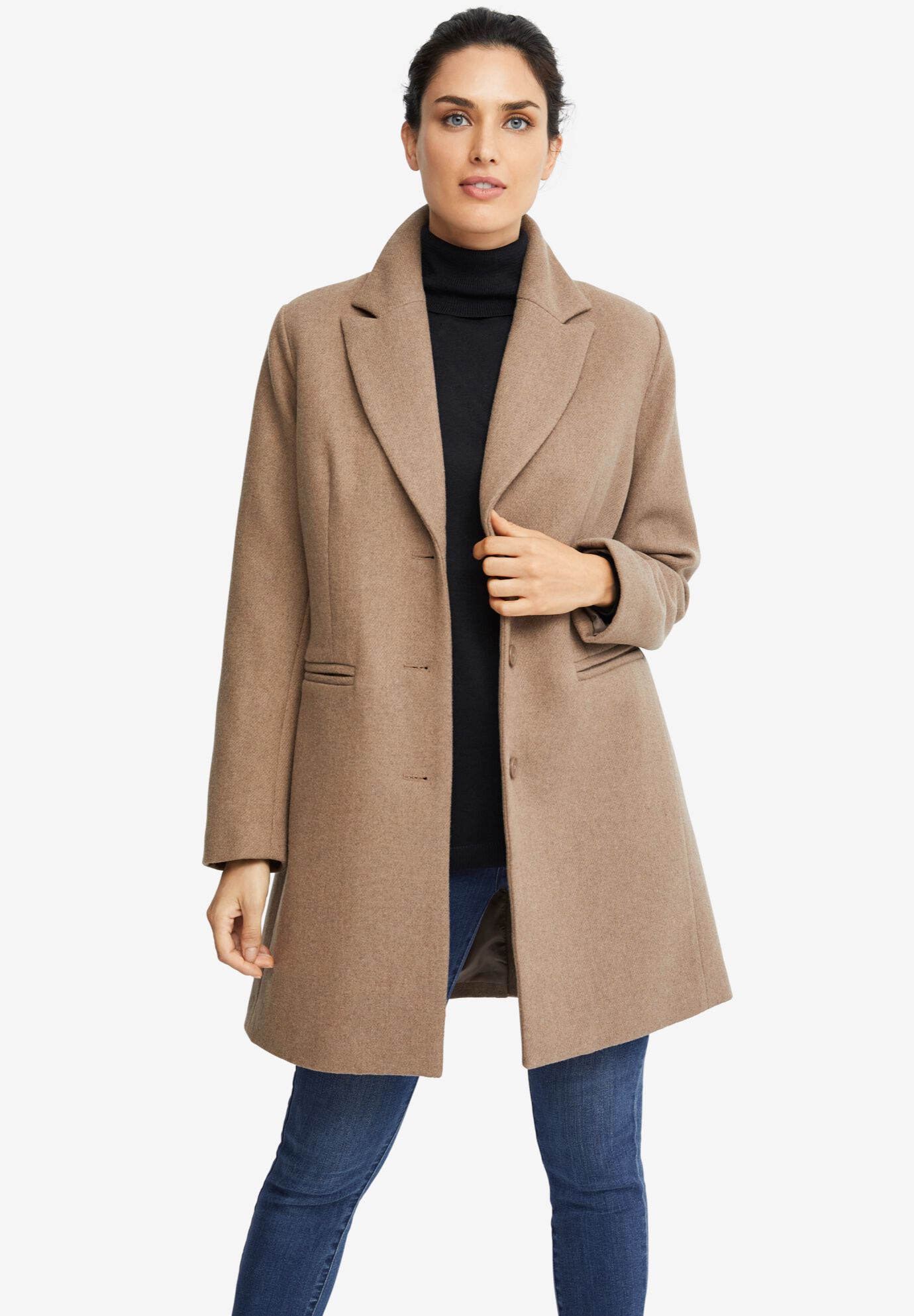 Classic Wool Blend Coat