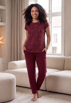 Cotton Jersey Slub Cap Sleeve Trapeze Tee