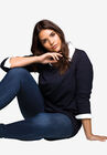 3/4 Sleeve Knit Tunic, , alternate image number null