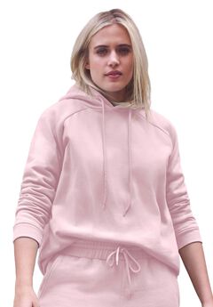 Hooded Fleece Boxy Sweatshirt