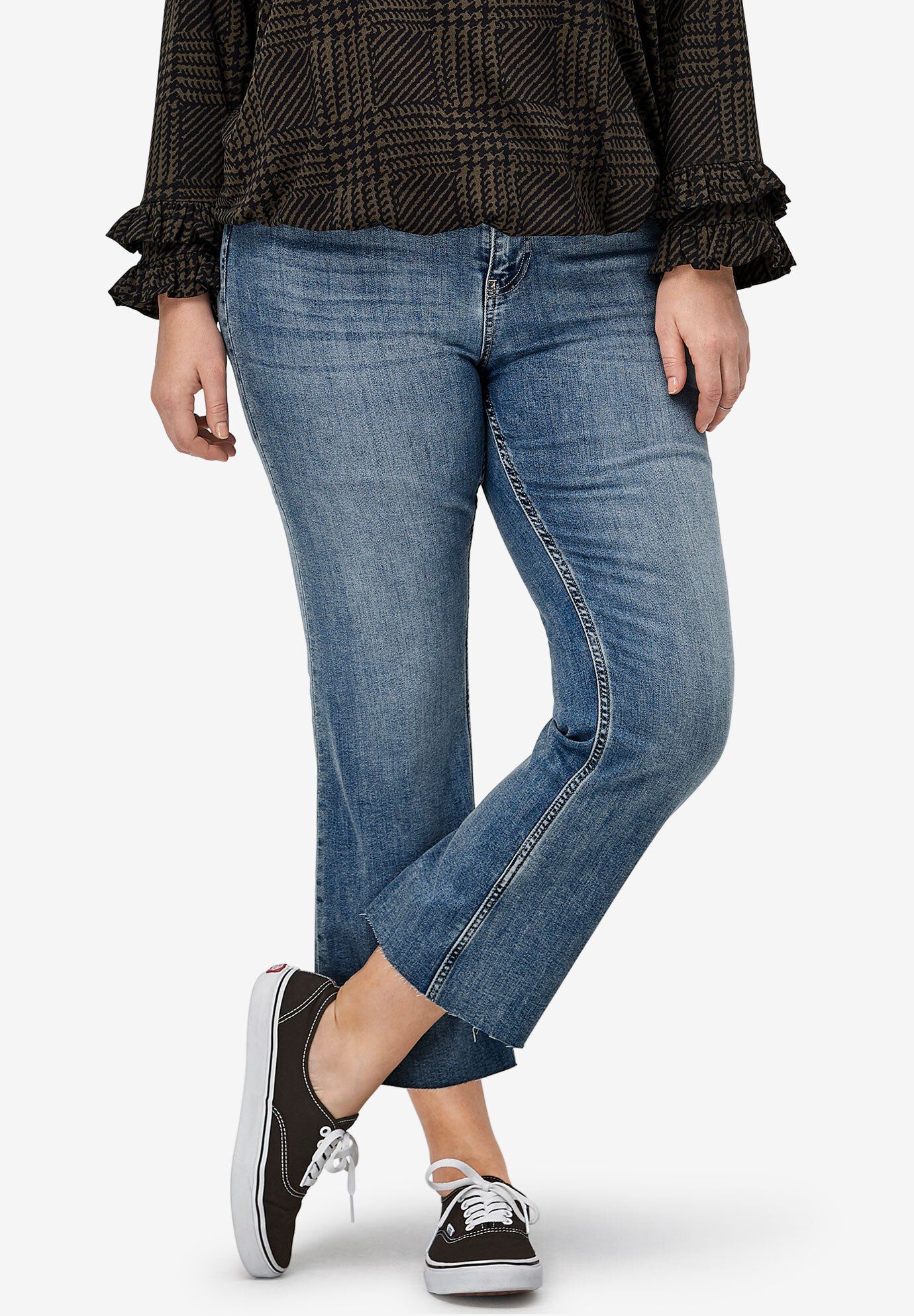 Crop Bootcut Jeans