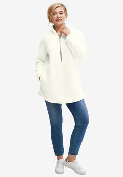 Half-Zip Sherpa Pullover