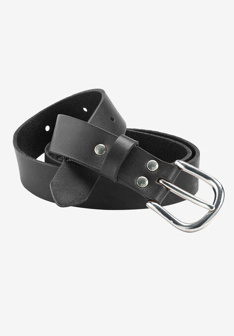 Leather Belt, BLACK, hi-res image number null