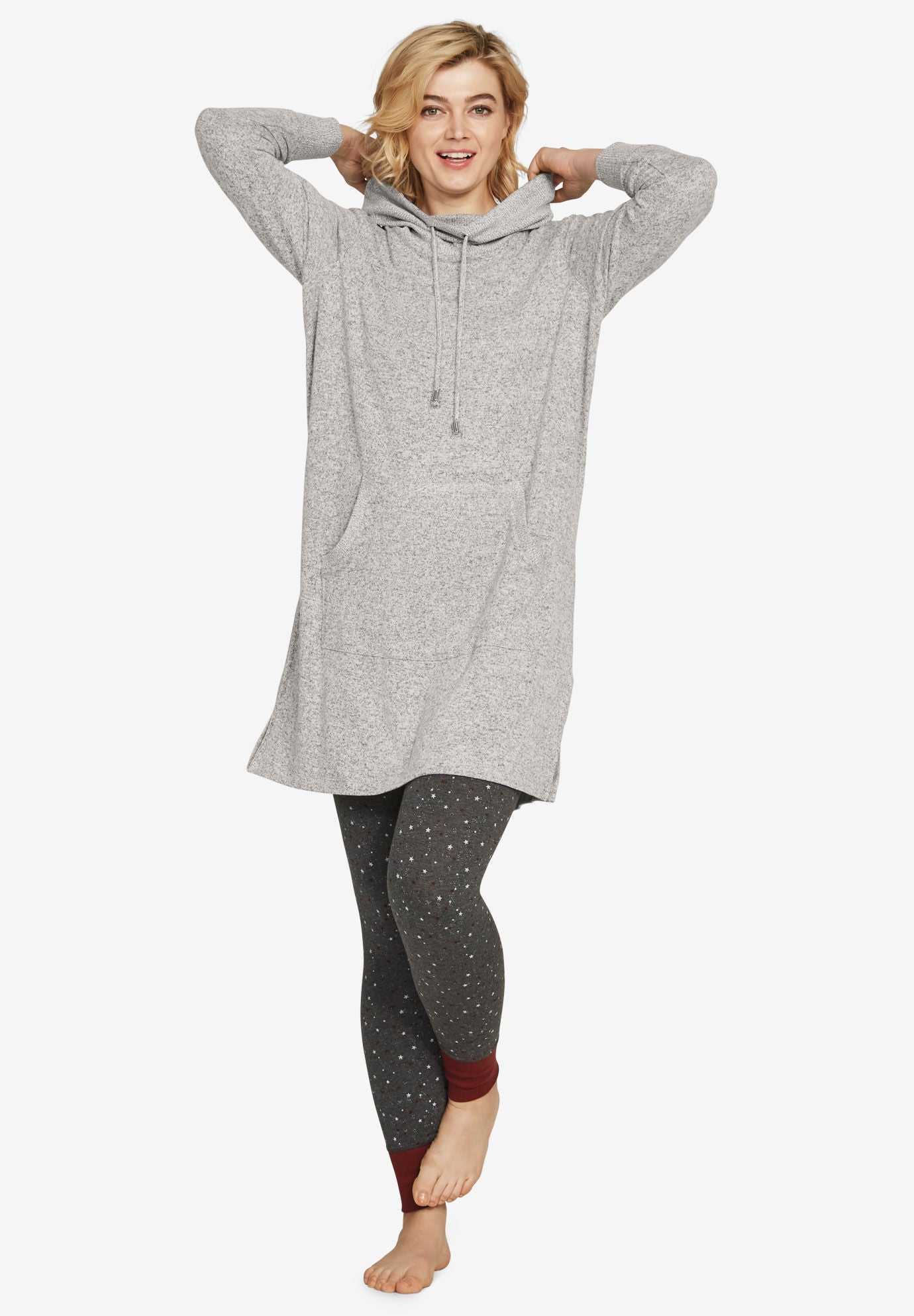 Tunic sweatshirts for leggings clearance