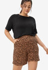 Pull-On Knit Shorts With Pockets, , alternate image number null