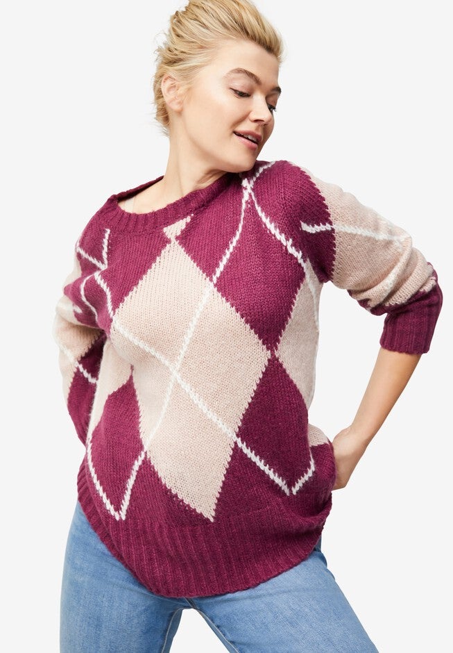 Argyle Pullover, , alternate image number null