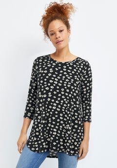 Plus Size Scoop Neck Sweaters