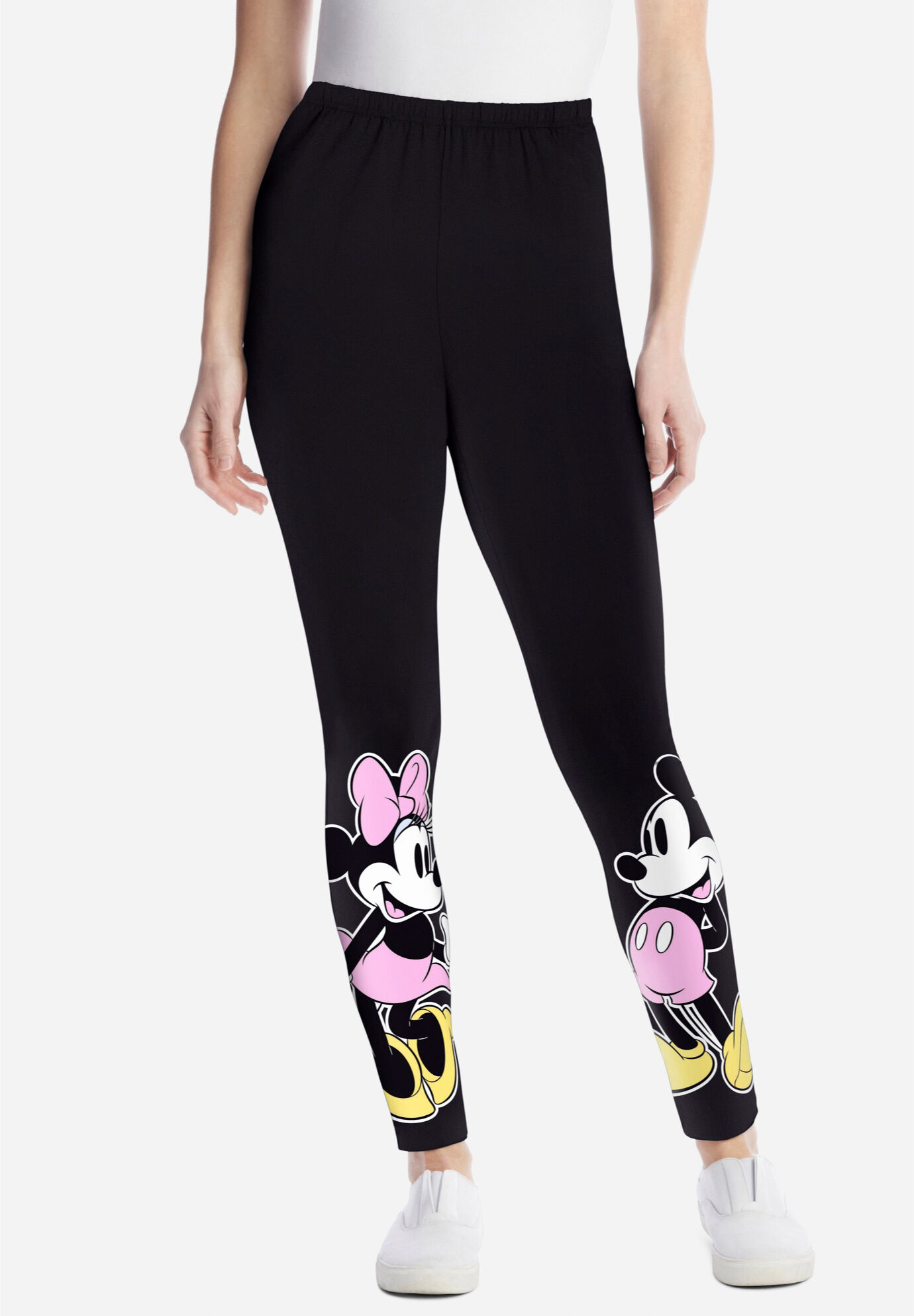 Mickey Minnie Mouse Christmas Magic Holiday Women's Leggings TC Plus Size  12-20 | eBay