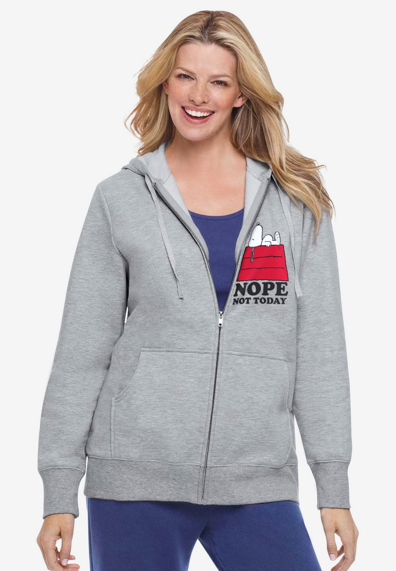 Snoopy zipper hoodie best sale