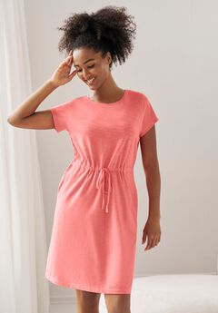 Knit Drawstring Dress