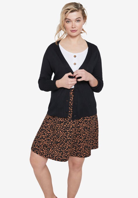 Boxy Cardigan, , alternate image number null