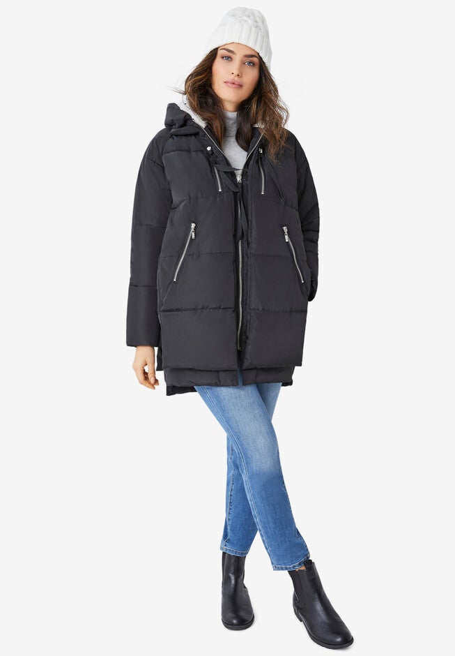Multi-Pocket Puffer, BLACK, hi-res image number 0