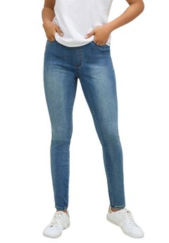 Mid-Rise 4-Pocket Stretch Jeggings