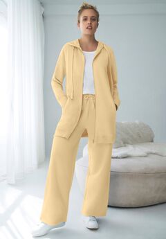 Wide Leg French Terry Sweatpant