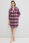 Flannel Sleep Shirt, , on-hover image number null