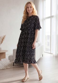 Ruffled Empire Dress