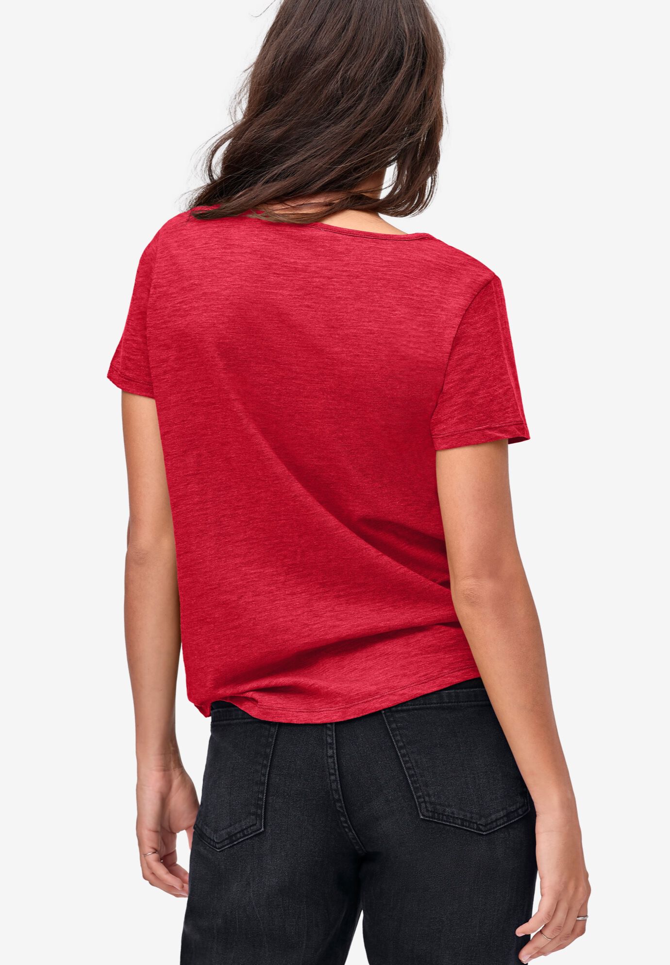 Love Ellos Graphic Tee, CLASSIC RED HEART, on-hover image number 1