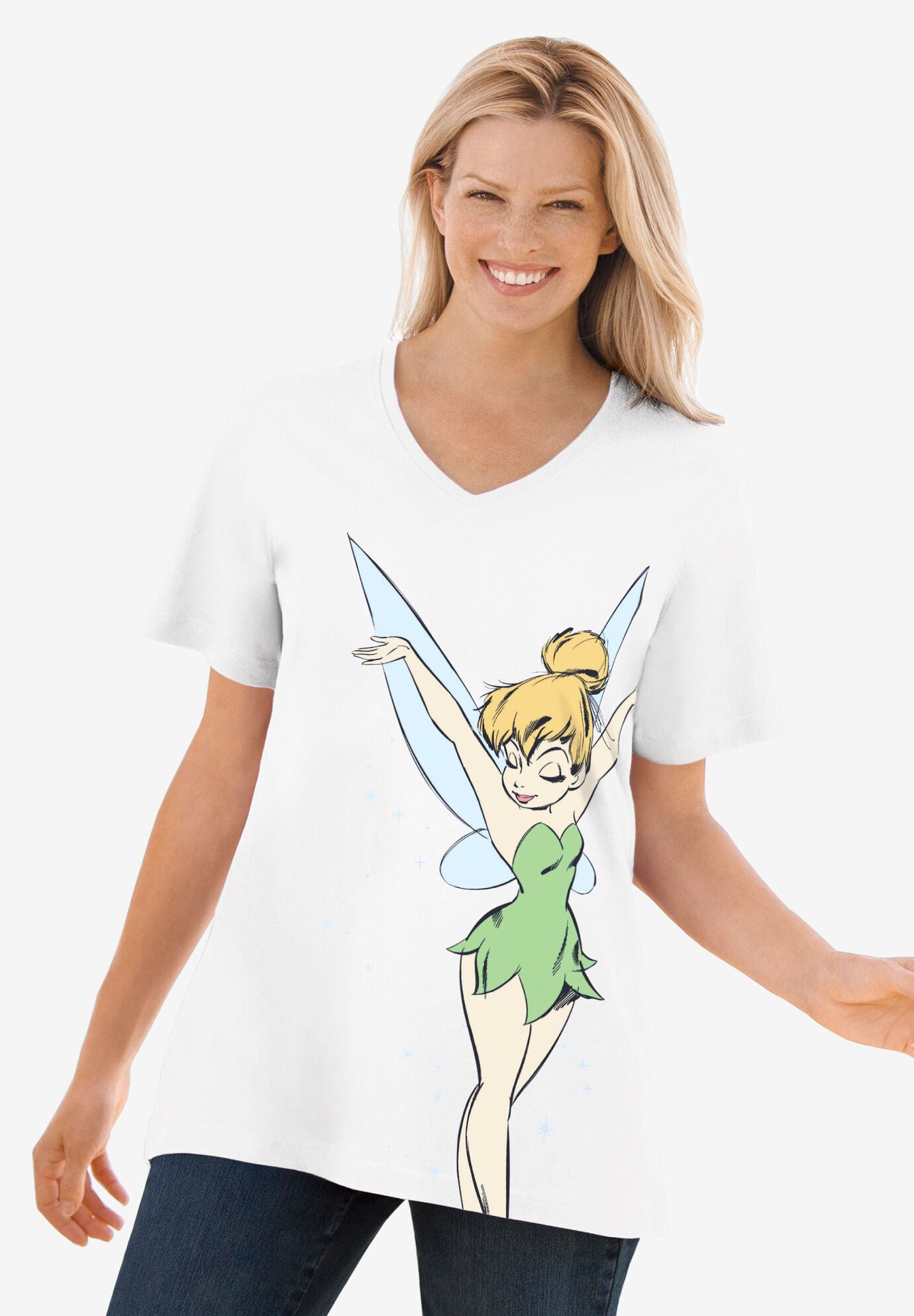 Tinkerbell shirt womens hotsell