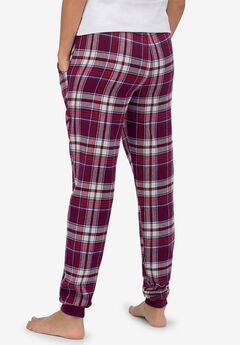 Beverly Rock Womens 100/% Cotton Flannel Plaid Lounge Pants/ Available in Plus Size