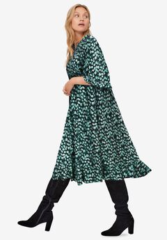 Ruffled Empire Dress