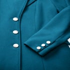 Plus Size Long Tailored Wool Blend Coat image number null