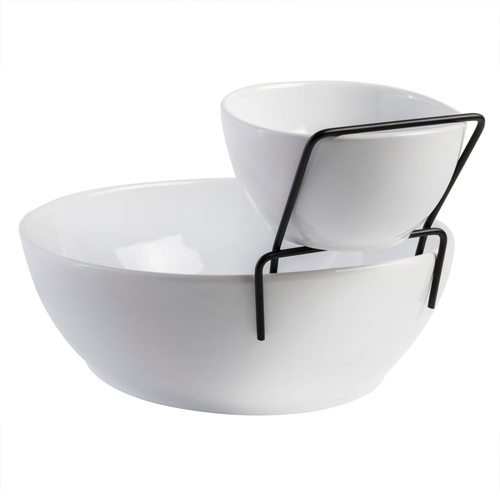 Gracious Dining 2-Tier Chip and Dip Serving Set image number 3