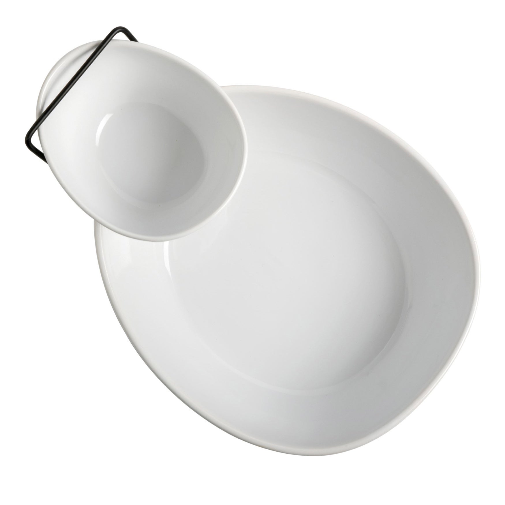 Gracious Dining 2-Tier Chip and Dip Serving Set image number 4