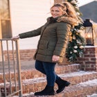 Faux Fur Hood Puffer Coat image number 2