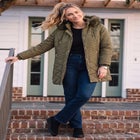 Faux Fur Hood Puffer Coat image number 0