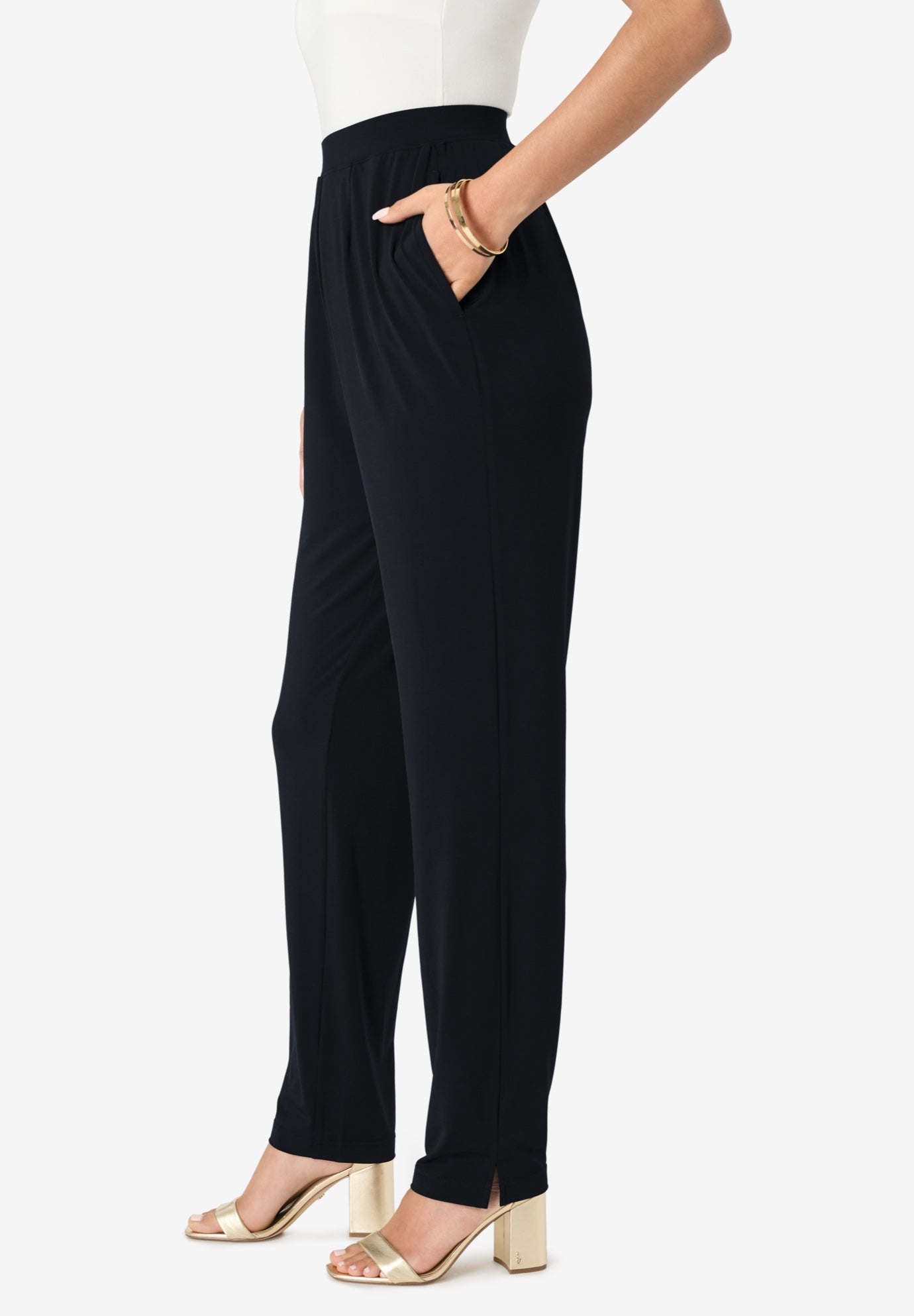 Ultrasmooth&reg; Fabric Straight-Leg Pant image number 5