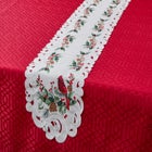 Embroidered Cutout Table Runner image number null