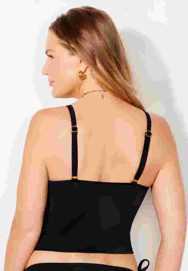 Essential Cropped Tankini Top image number 1
