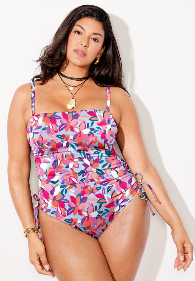 Essential Bandeau Adjustable One Piece image number 4