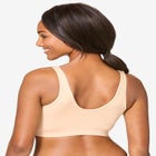 Comfort Choice® Zip-Front Lace Lounge Bra image number null