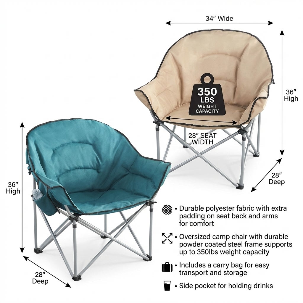 Oversized Camp Chair image number 1