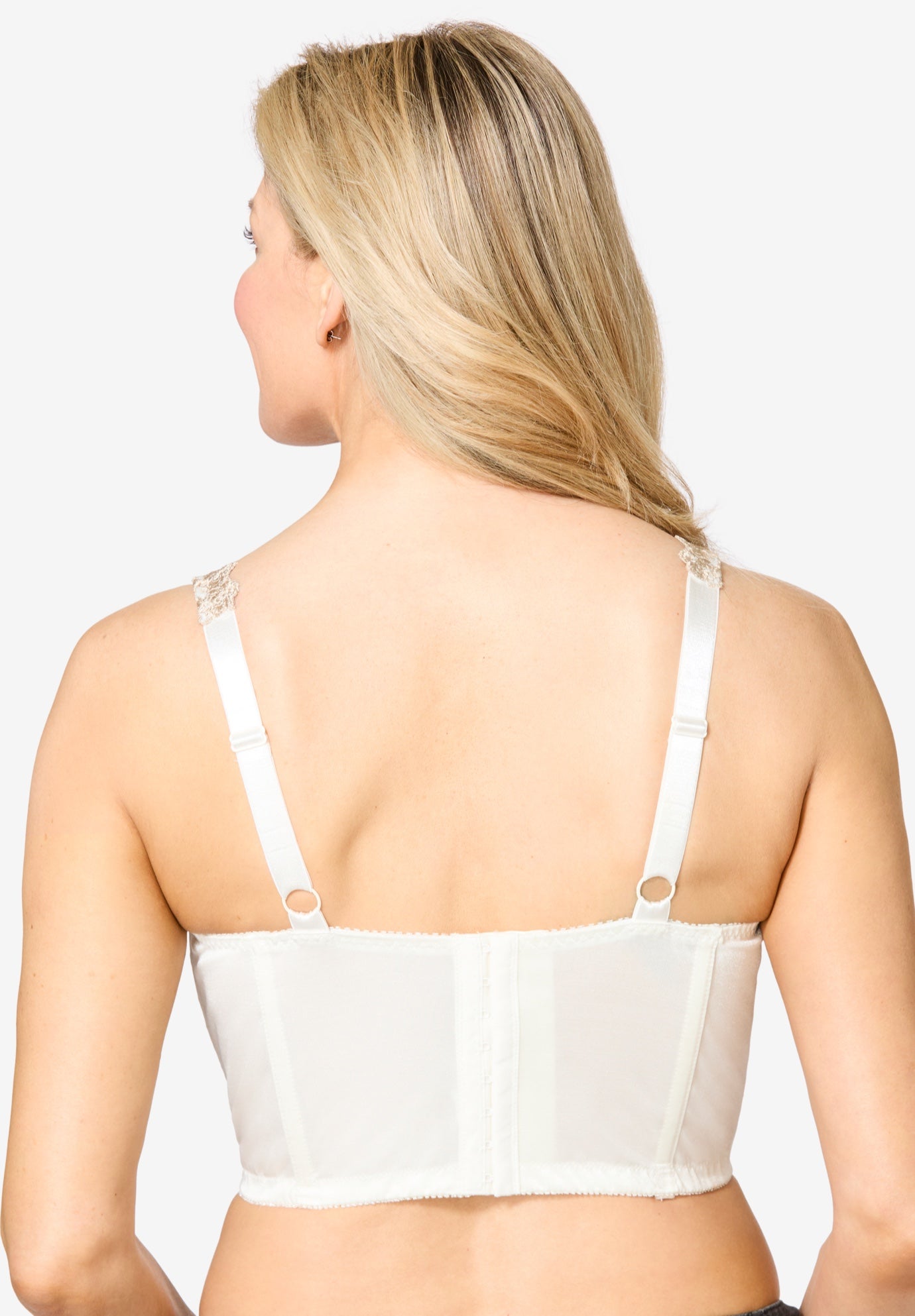 Amoureuse&reg; Longline Embroidered Bra image number 1