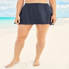A-Line Swim Skirt with Built-In Tummy Control Brief image number null