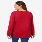 Perfect Long-Sleeve V-Neck Tee image number 1