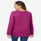 Perfect Long-Sleeve V-Neck Tee image number 1