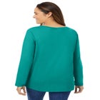Perfect Long-Sleeve V-Neck Tee image number null