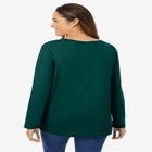 Perfect Long-Sleeve V-Neck Tee image number 1