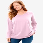 Perfect Long-Sleeve V-Neck Tee image number 3