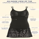 Crochet Lingerie Strap Swimdress image number null