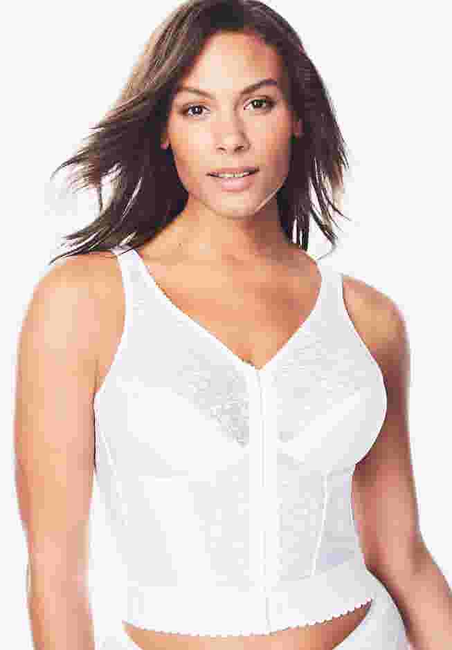 Front-Close Lace Wireless Posture Bra  5107565 image number 0