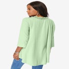 Squareneck Pointelle Top image number null