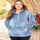 Ultimate Plush Half-Zip Pullover image number null