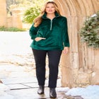 Ultimate Plush Half-Zip Pullover image number null