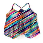 Longer-Length Mesh Tankini Top image number null